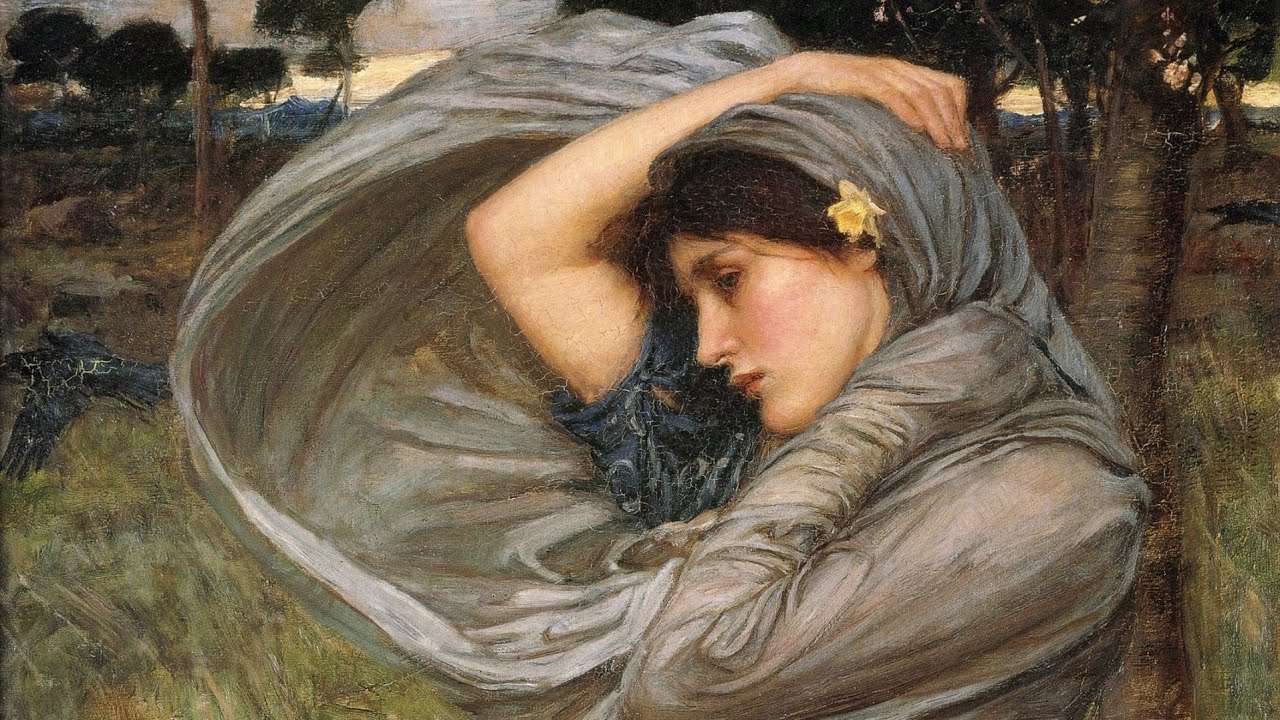 "Boreas" (1903) av John William Waterhouse pussel på nätet