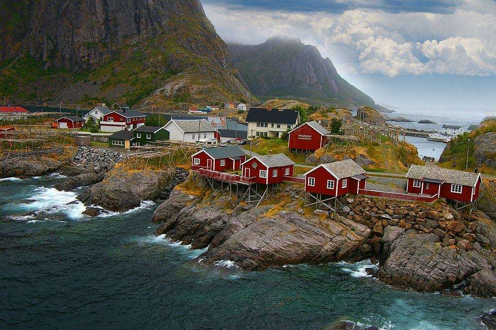 Norské Lofoty skládačky online