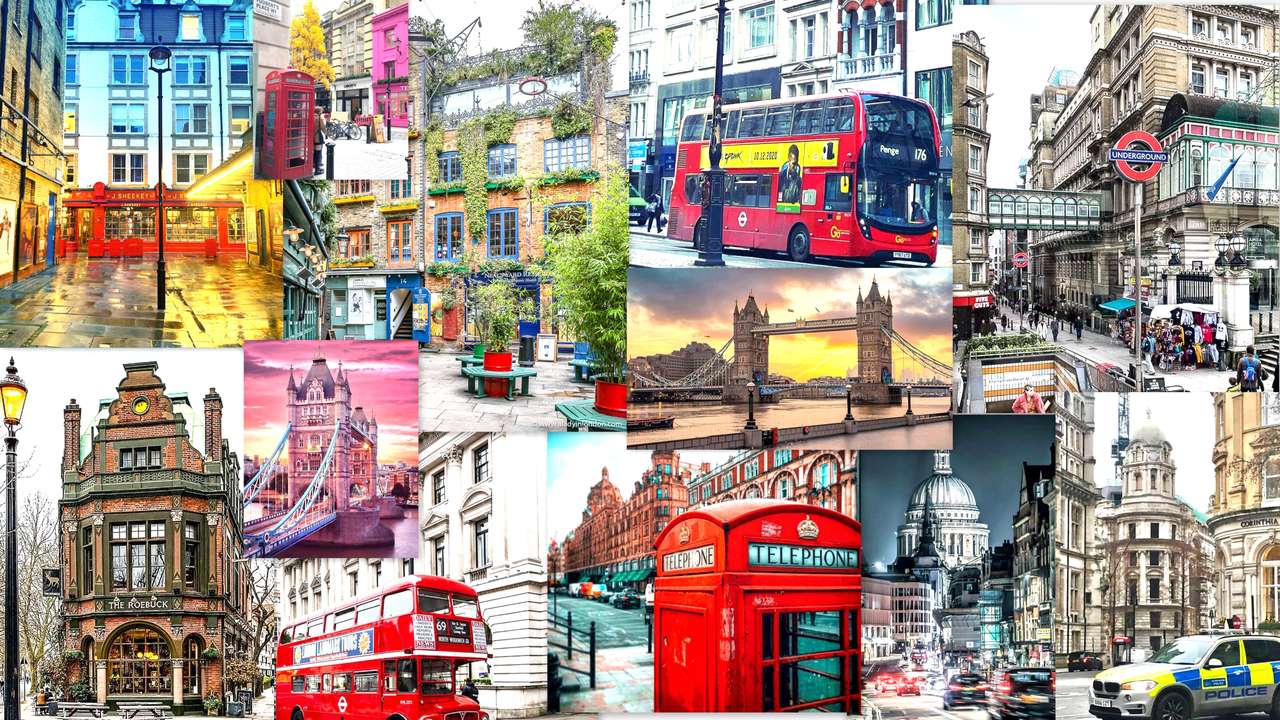 LONDRES -COLAGEM puzzle online