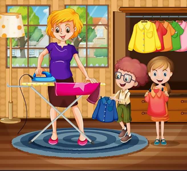 Puzzel - Moeders activiteiten 1 legpuzzel online