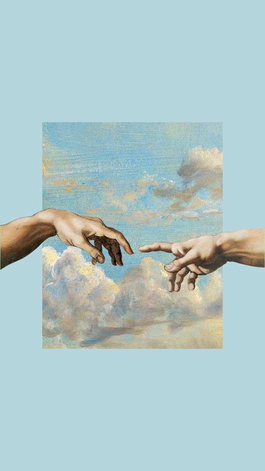 Руки в небесах пазл онлайн