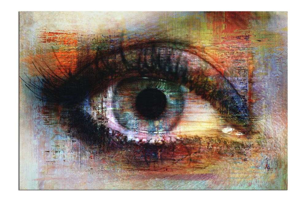 Pintura de ojos rompecabezas en línea