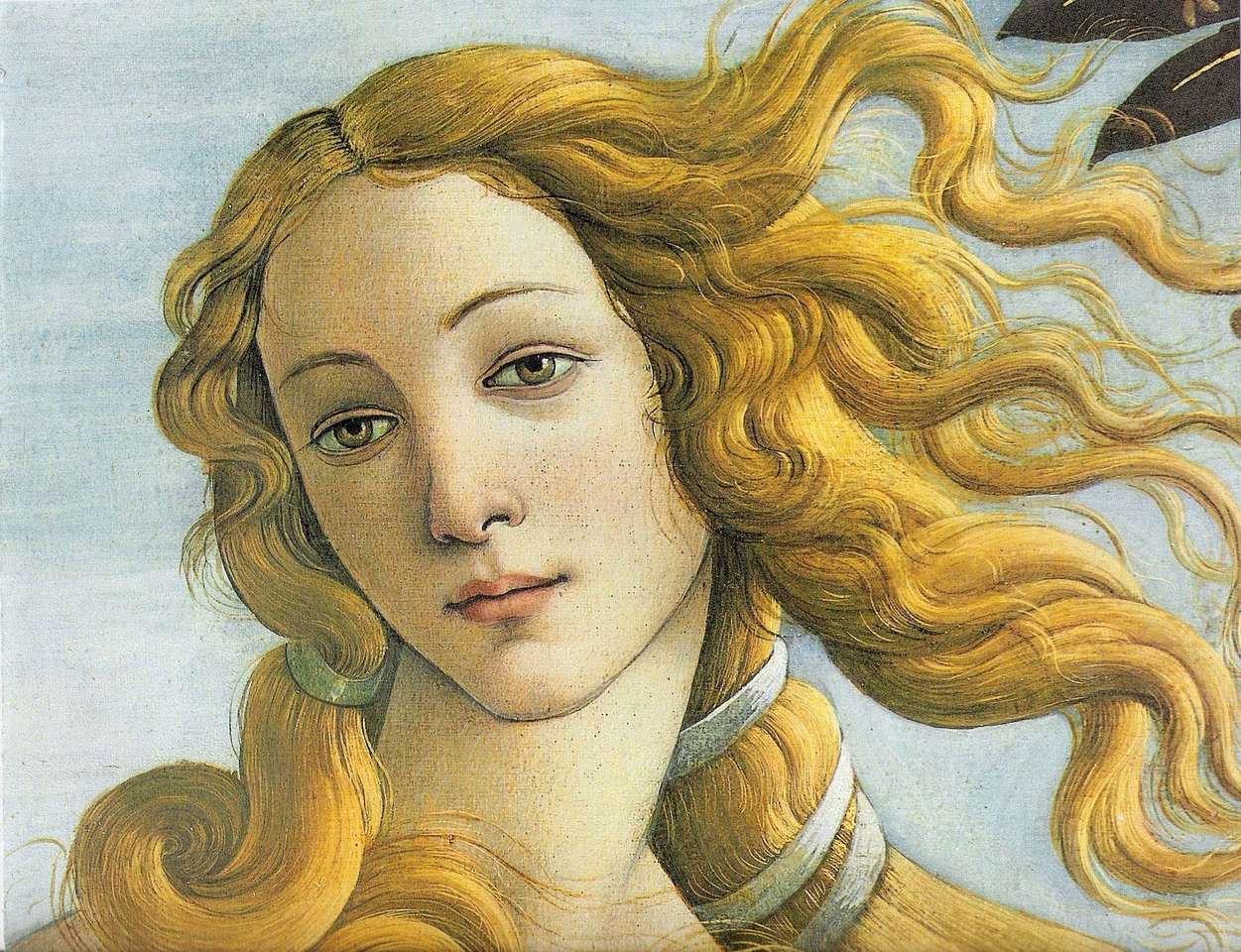 „Nașterea lui Venus” de Sandro Botticelli puzzle online