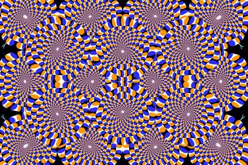 uma ilusão que é colorida quebra-cabeças online