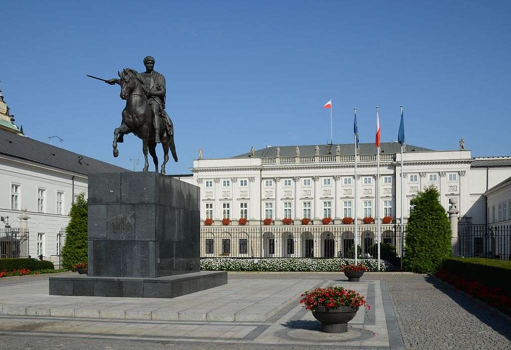 Presidentieel paleis in Warschau online puzzel