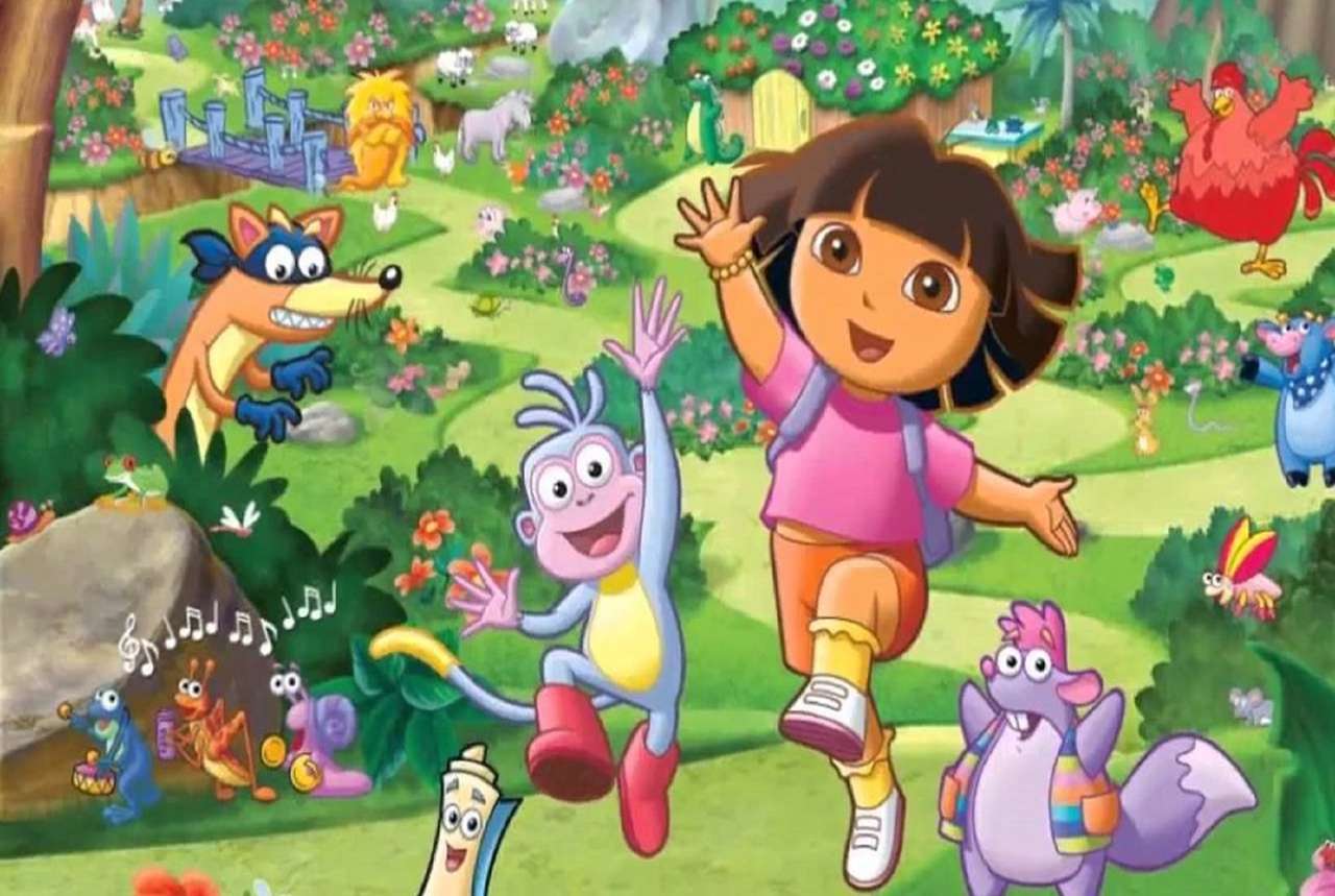 Dora l'exploratrice online puzzel