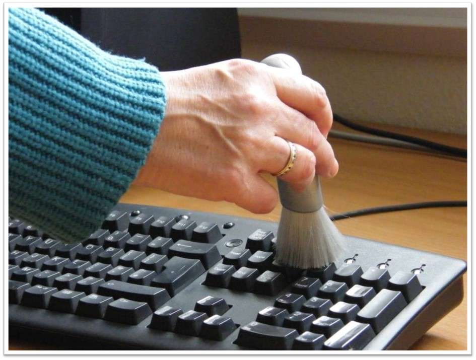 Cuidados com o teclado puzzle online
