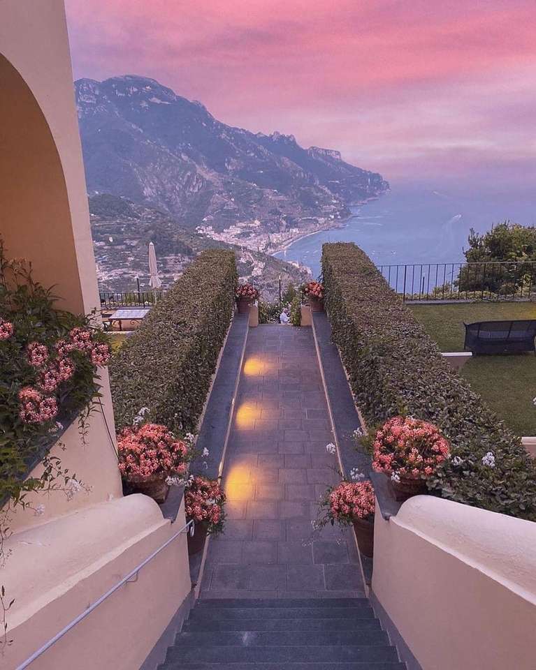 Amalfi partja, Campania, Olaszország online puzzle