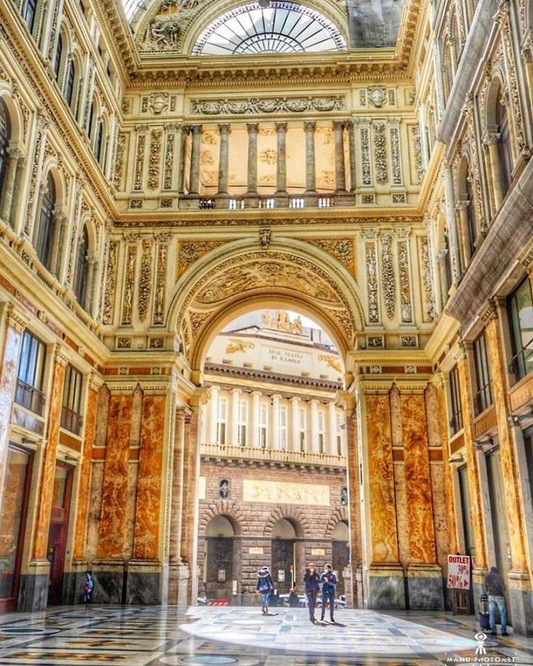 Galleria Umberto I Neapel Italien pussel på nätet