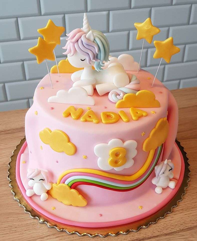 торт до дня народження пазл онлайн