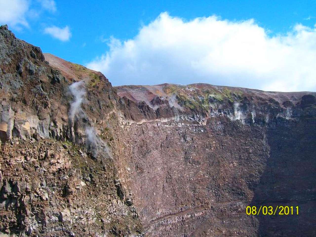 Vesuvský kráter online puzzle