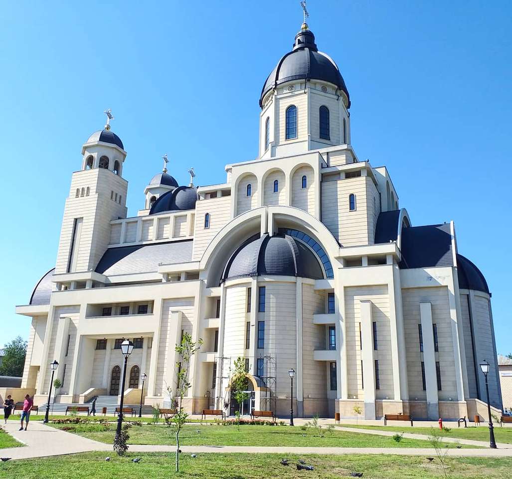 Bacau Kirche in Rumänien Online-Puzzle