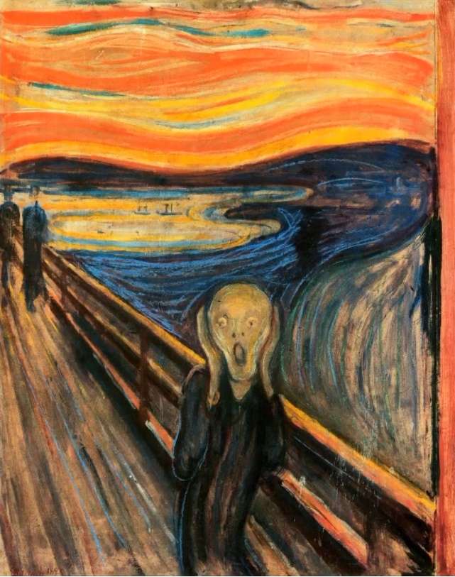 Edvard Munch - Krzyk pussel på nätet