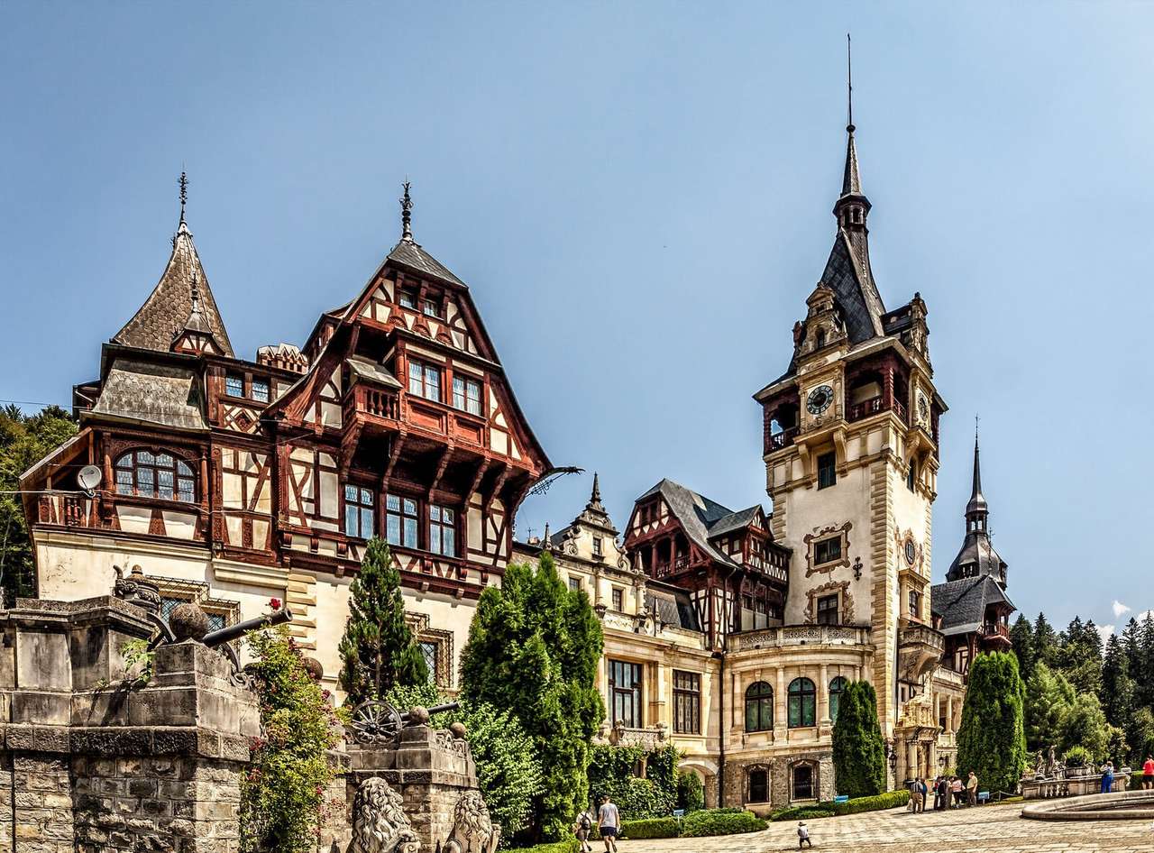 Schloss Peles in Rumänien Online-Puzzle