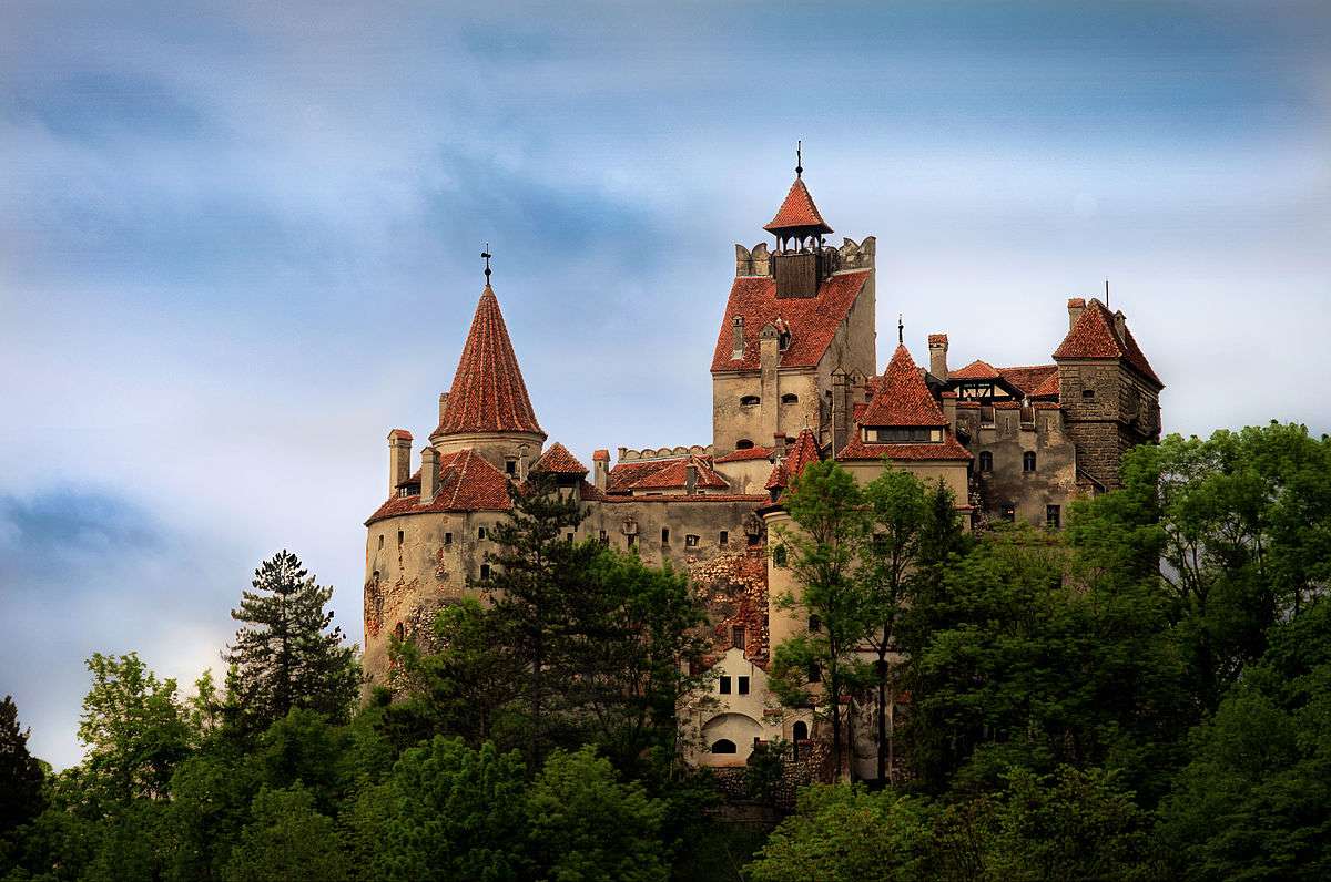 Замъкът Бран в Румъния онлайн пъзел