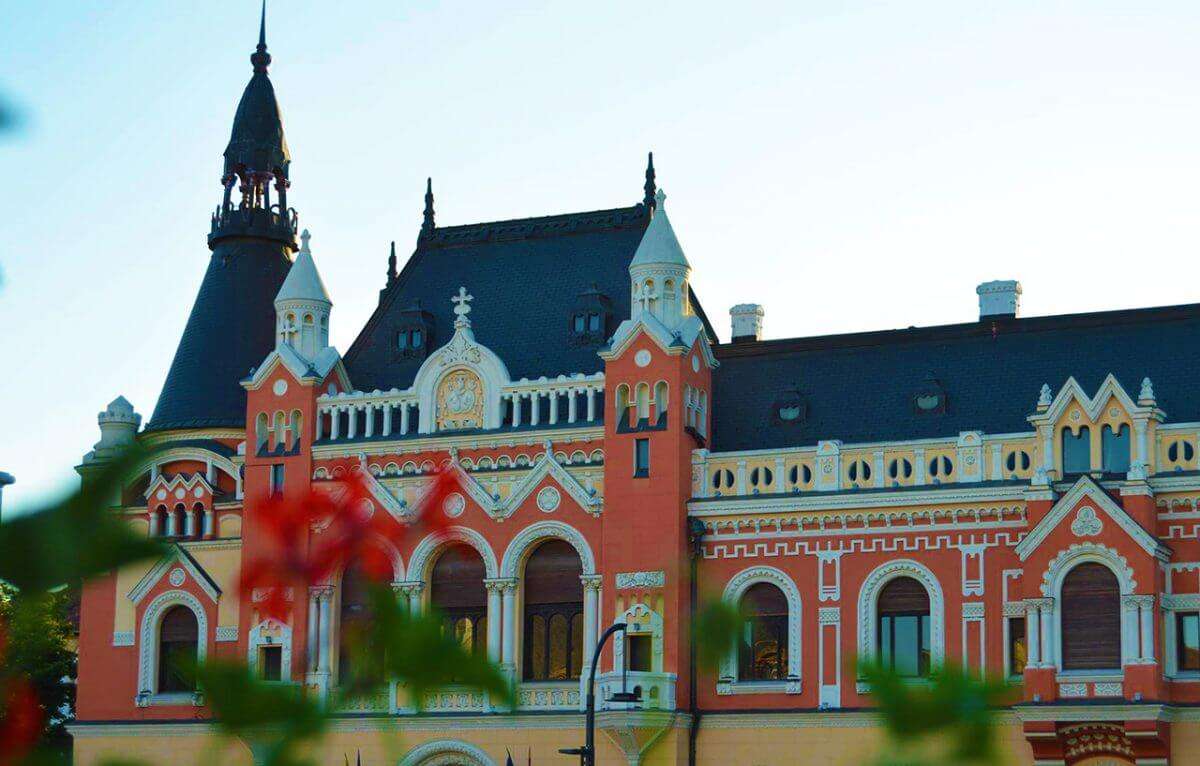 Oradea Stadt in Rumänien Online-Puzzle