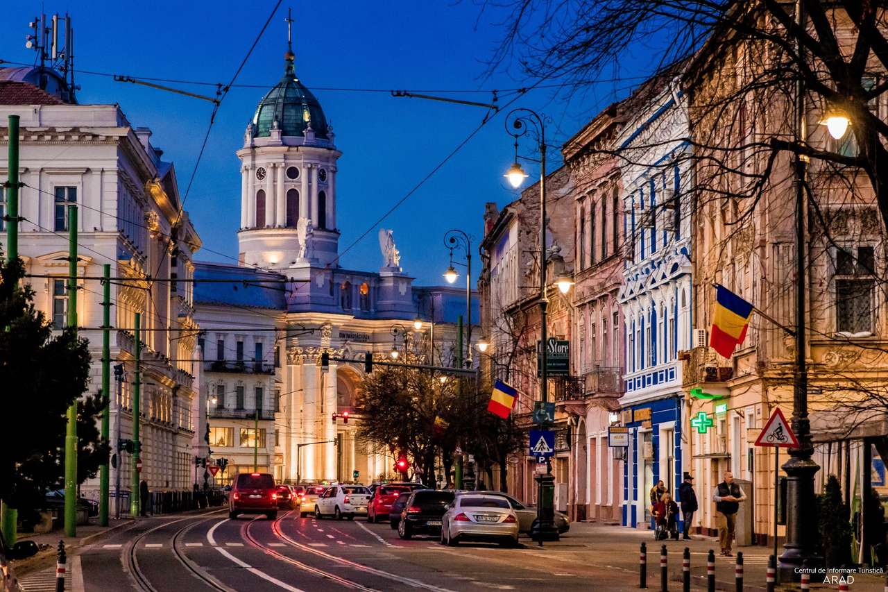 Cidade de Arad na Romênia quebra-cabeças online