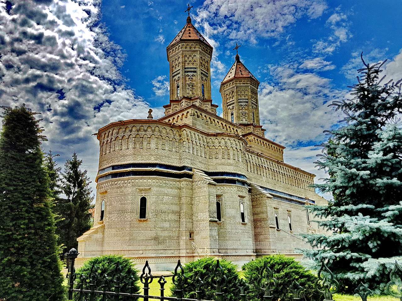 Iasi kolostor Romániában kirakós online