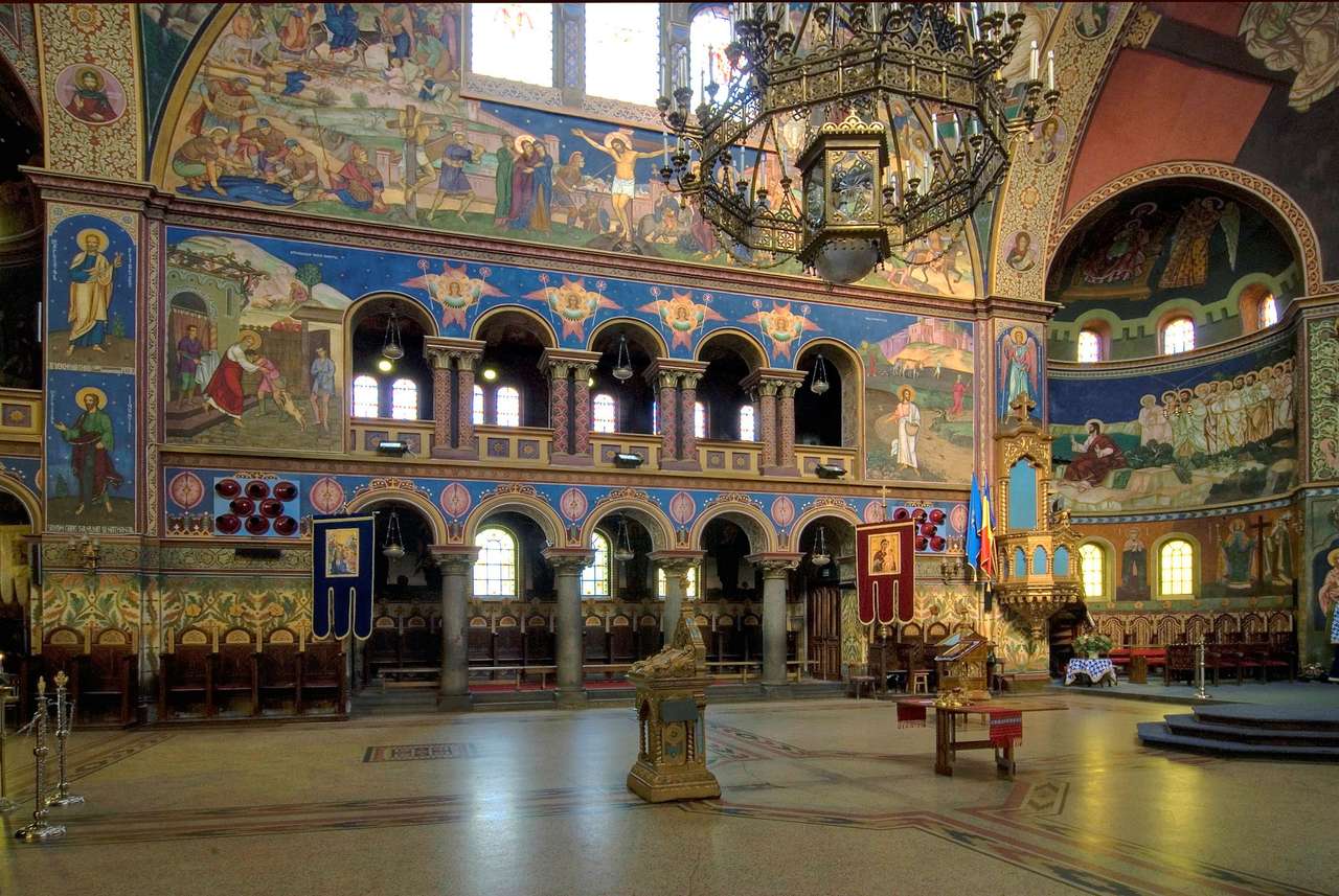 Православна църква в Сибиу, Румъния онлайн пъзел
