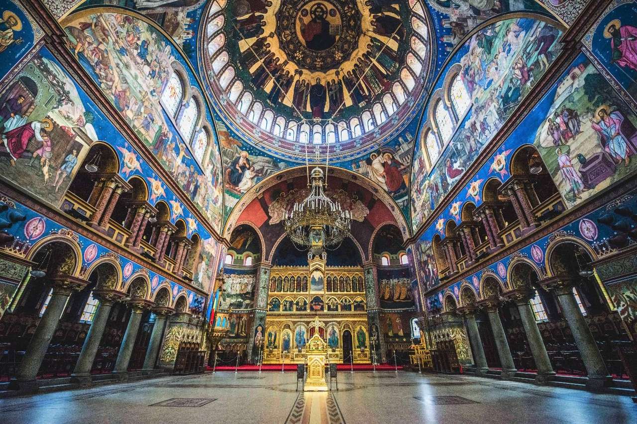 Sibius ortodoxa kyrka Rumänien Pussel online