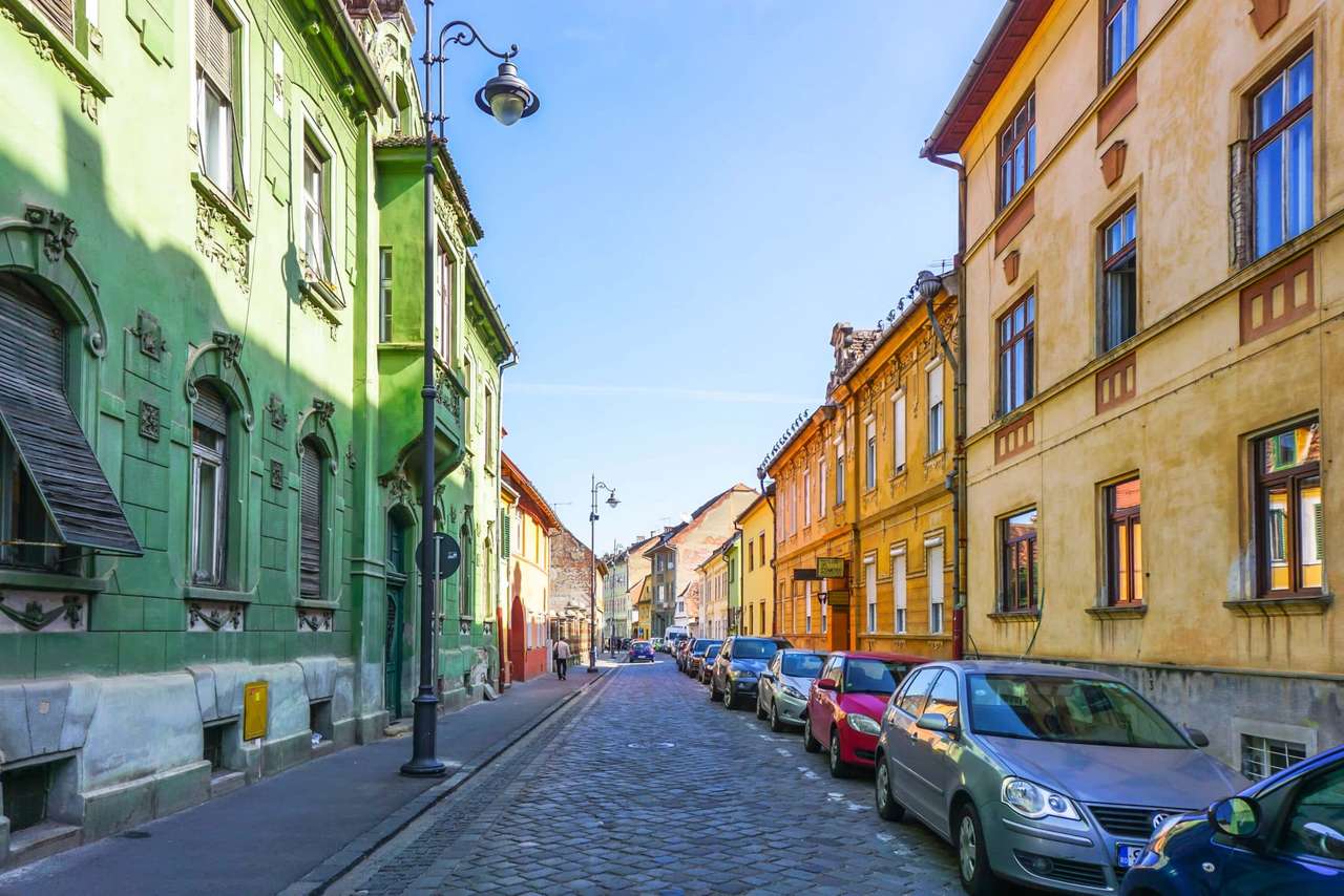 Πόλη του Sibiu στη Ρουμανία online παζλ