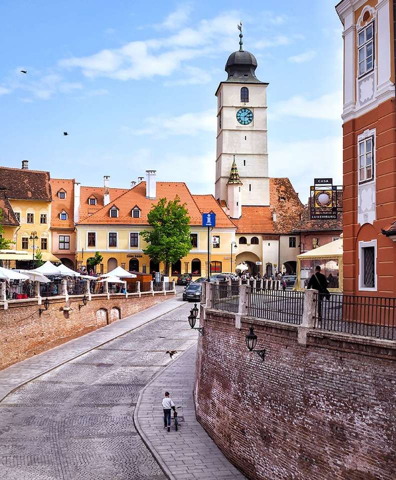 Cidade de Sibiu na Romênia puzzle online