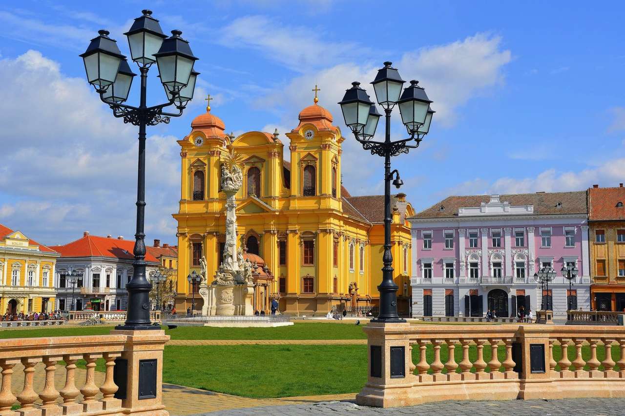 Місто Тімішоара в Румунії онлайн пазл