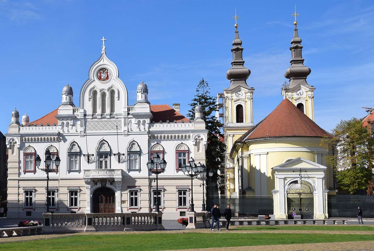 Місто Тімішоара в Румунії пазл онлайн