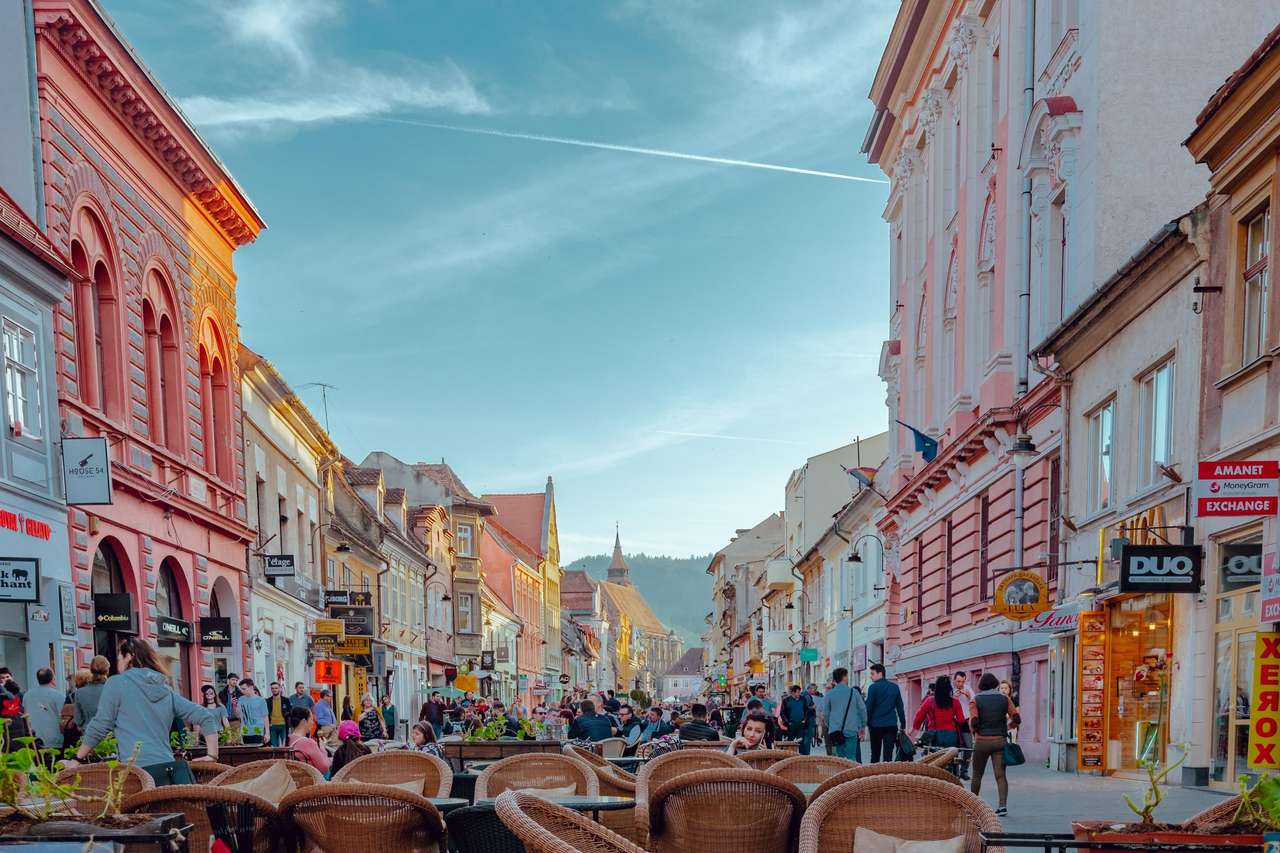 Ciudad de Brasov en Rumania rompecabezas en línea