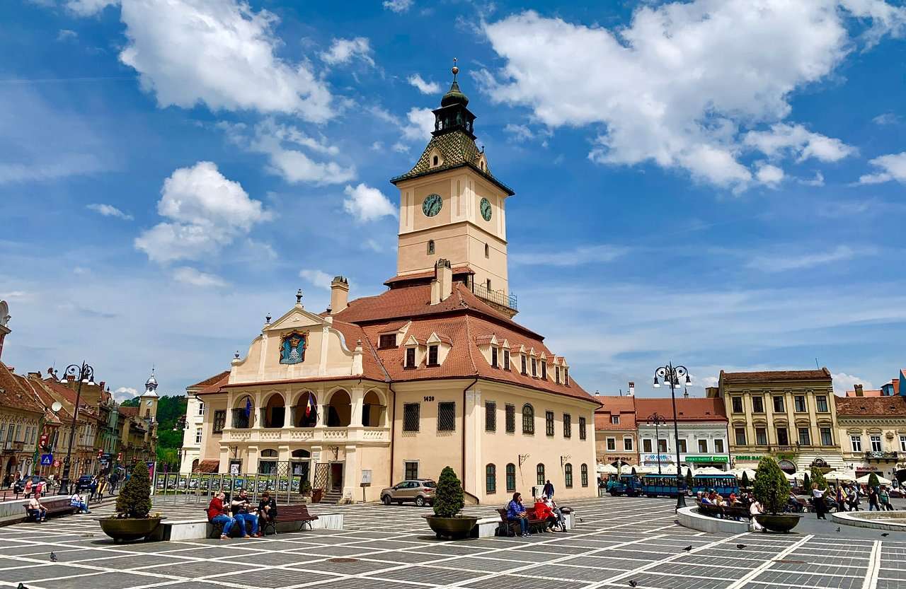 Cidade de Brasov na Romênia quebra-cabeças online