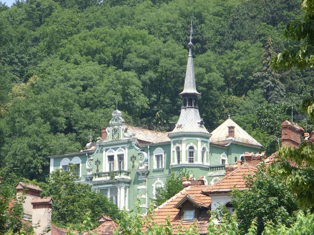 Brasov stad i Rumänien pussel på nätet