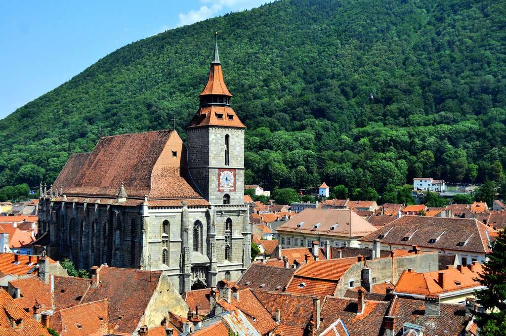Πόλη Brasov στη Ρουμανία online παζλ