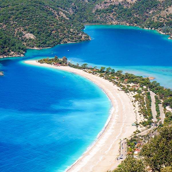 пляж в Туреччині онлайн пазл