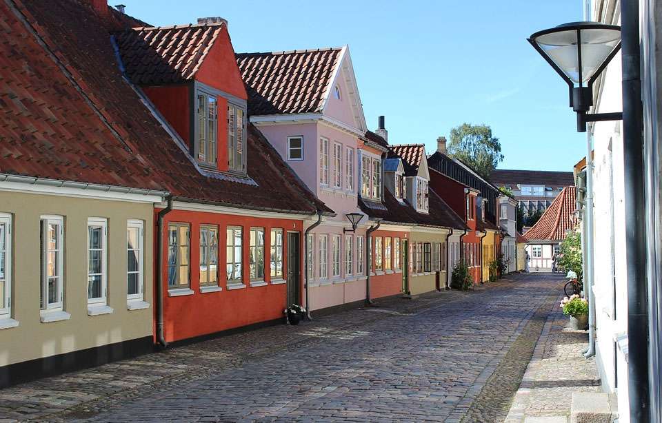 къщи в Дания онлайн пъзел