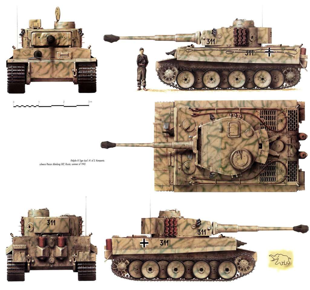 Tiger tank della seconda guerra mondiale puzzle online