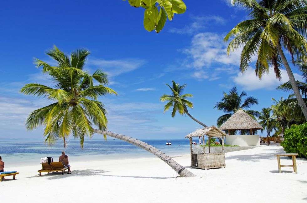 пляж - Мальдіви онлайн пазл