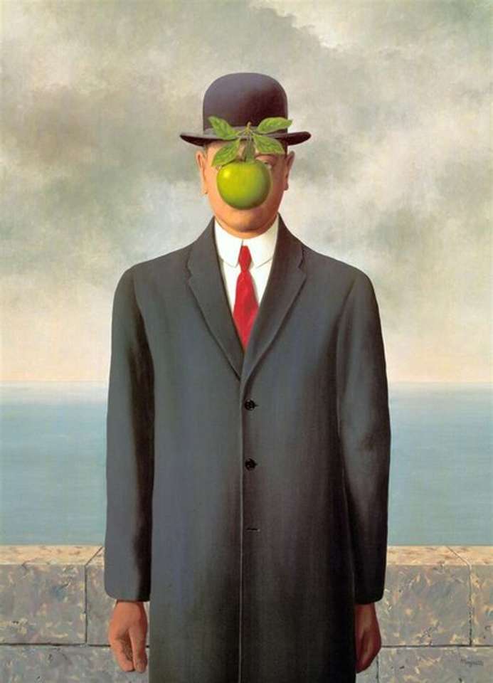 René Magritte schilderij online puzzel