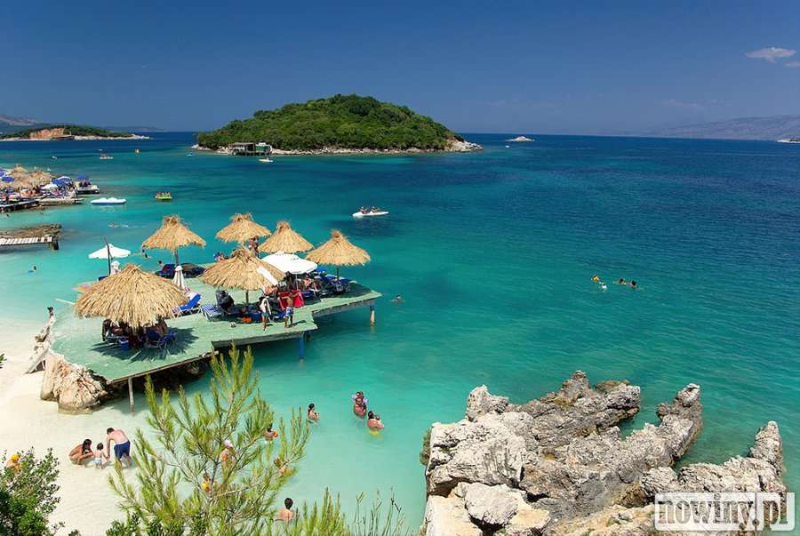 пляж в Албані онлайн пазл