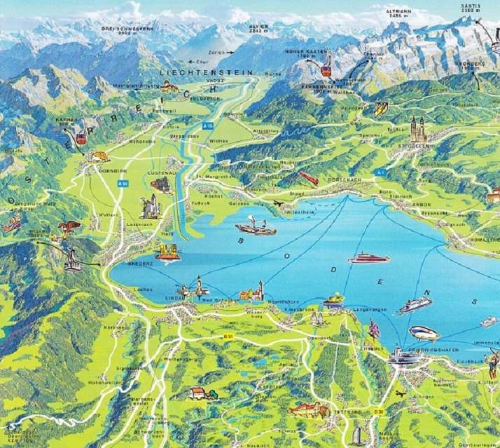 Lake Constance. online puzzle
