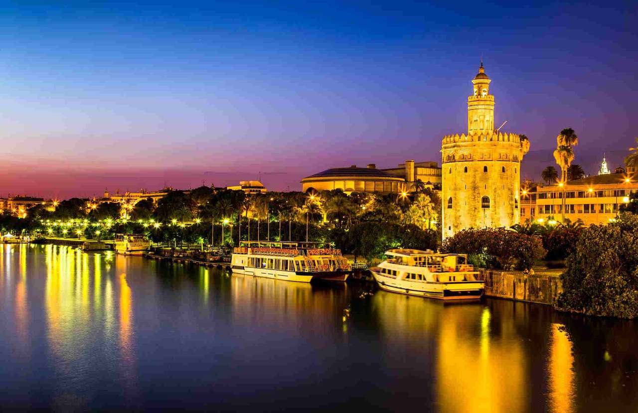 Sevilla und Puzzlespiel online