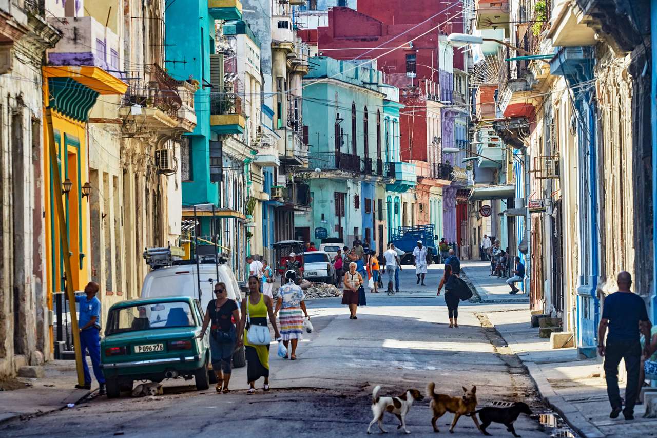 Havanna óvárosa - Kuba online puzzle