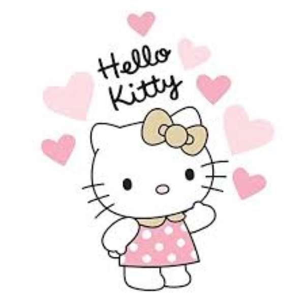 Hello kitty hjärtan pussel på nätet