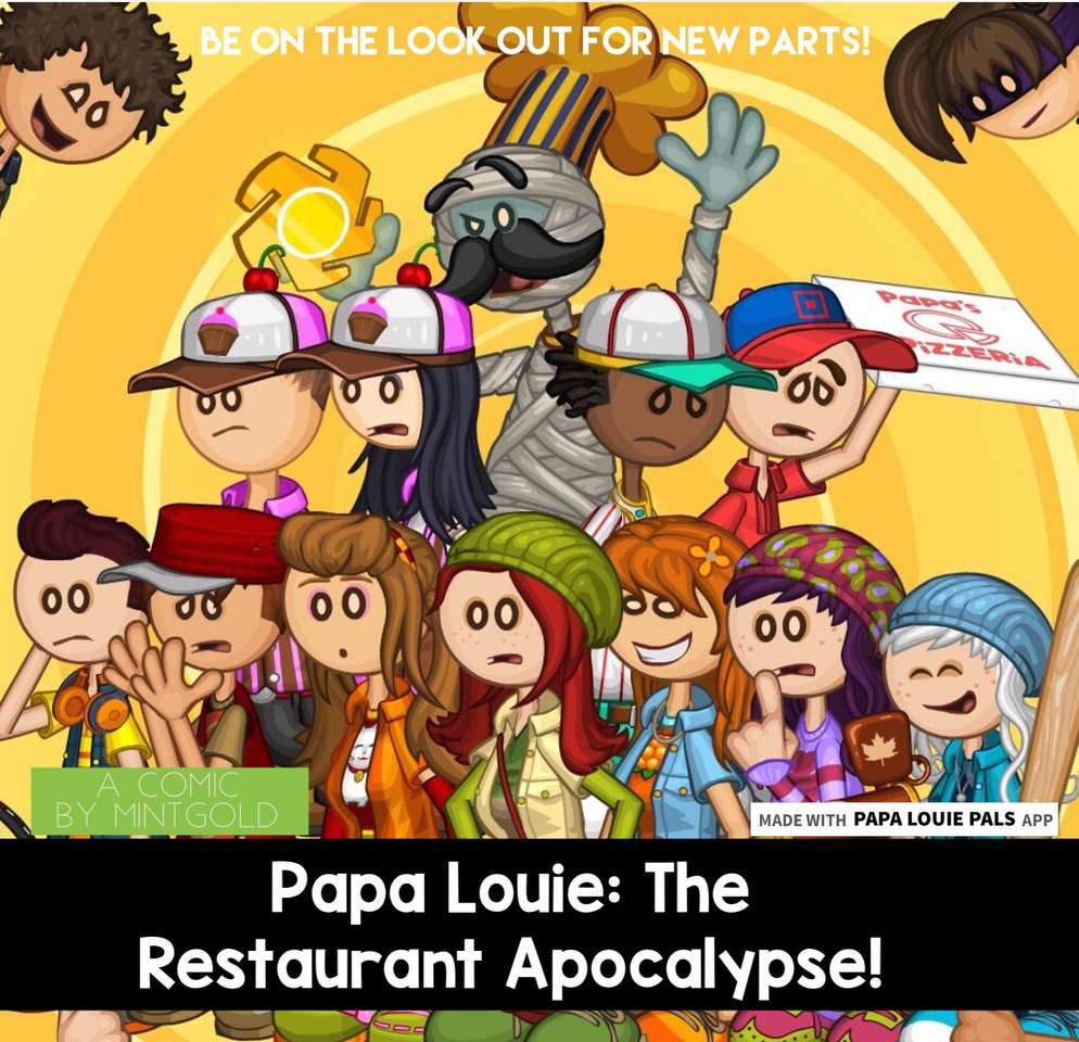Papa Louie rompecabezas en línea
