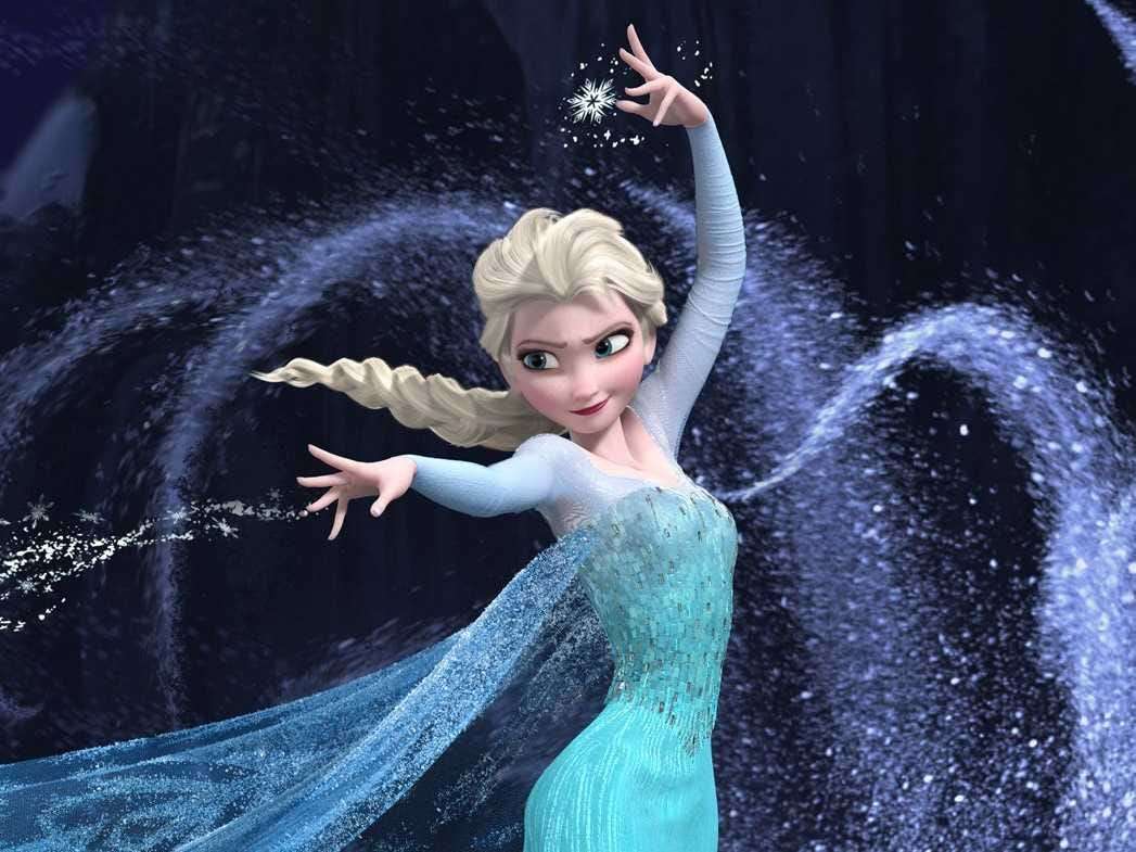 IJskoningin Elsa online puzzel