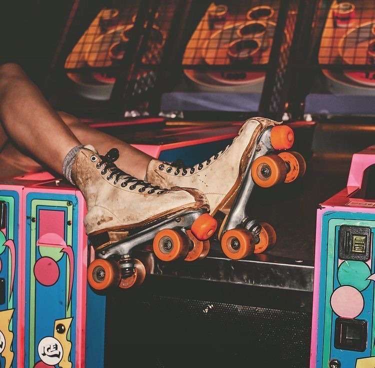Ρετρό Rollerskates online παζλ