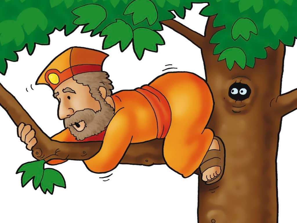 Zacchaeus wants to see Jesus online puzzle