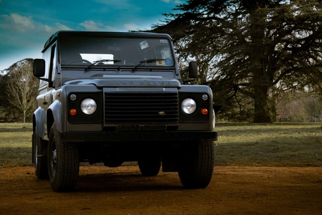 negru jeep wrangler pe drum de pământ în timpul zilei puzzle online