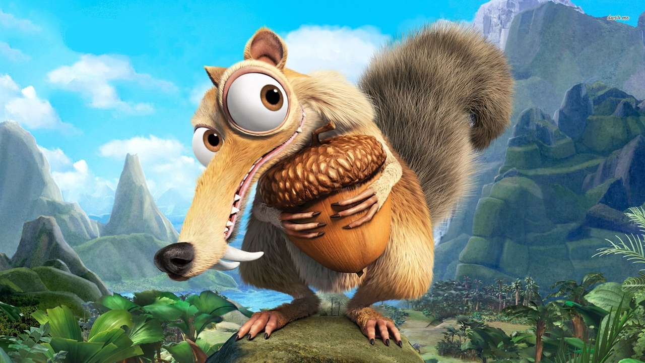 Ice Age eekhoorn online puzzel