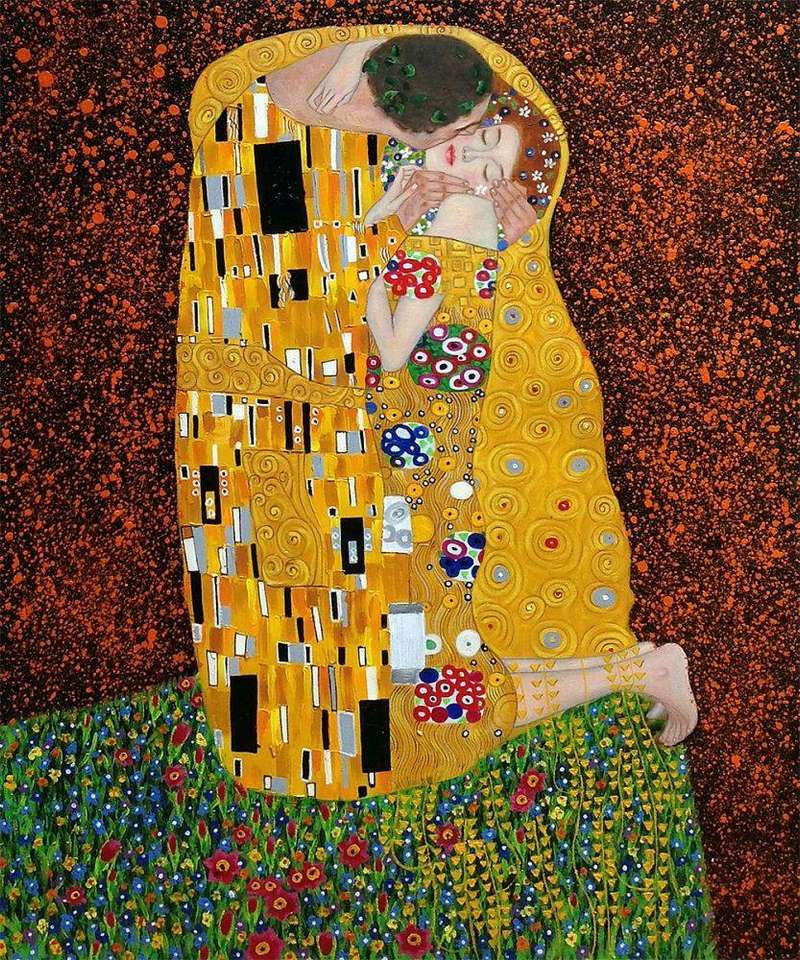 THE KISS - GUSTAV KLIMT jigsaw puzzle online