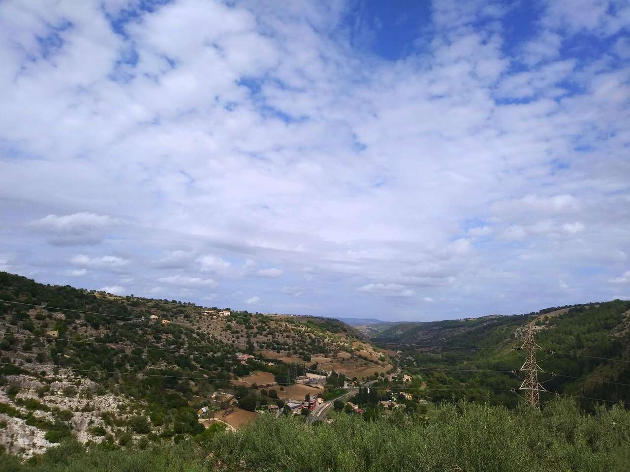 Пейзажът на източна Сицилия онлайн пъзел